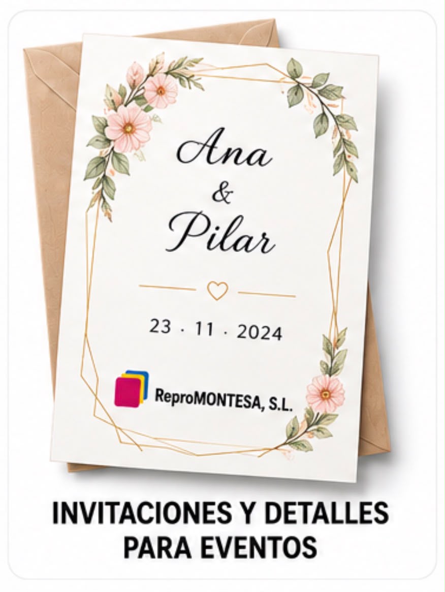Invitaciones y detalles para eventos