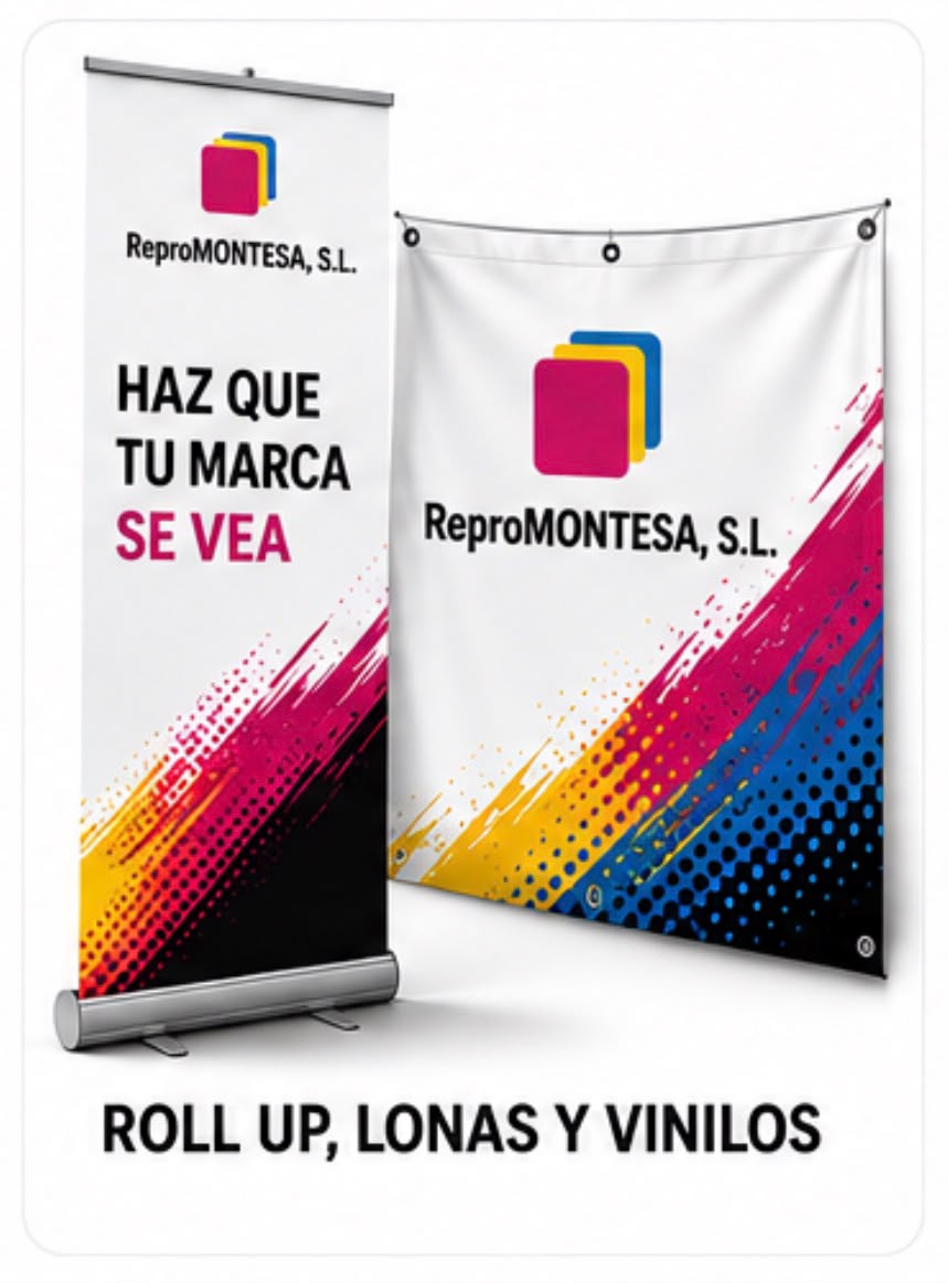 Roll up, lonas y vinilos